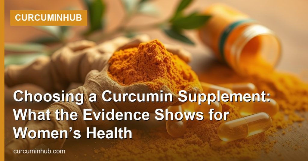 Choosing a Curcumin Supplement: What the Evidence Shows for Women’s Health - CurcuminHub