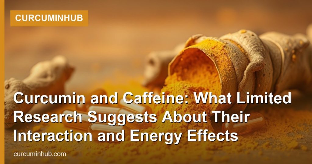 Curcumin and Caffeine: What Limited Research Suggests About Their Interaction and Energy Effects - CurcuminHub
