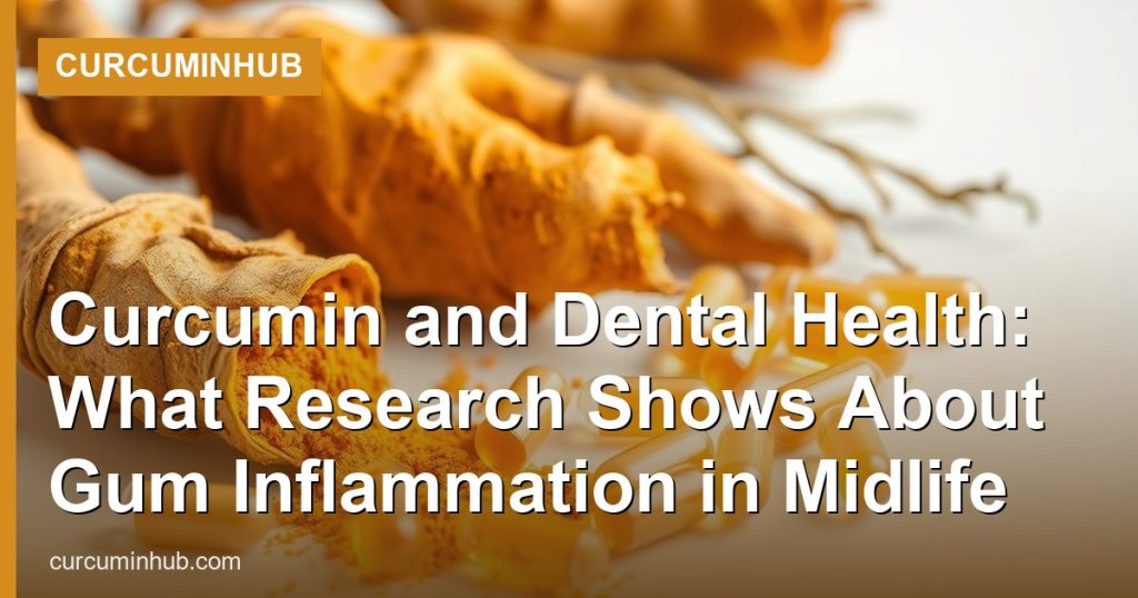 Curcumin and Dental Health: What Research Shows About Gum Inflammation in Midlife - CurcuminHub