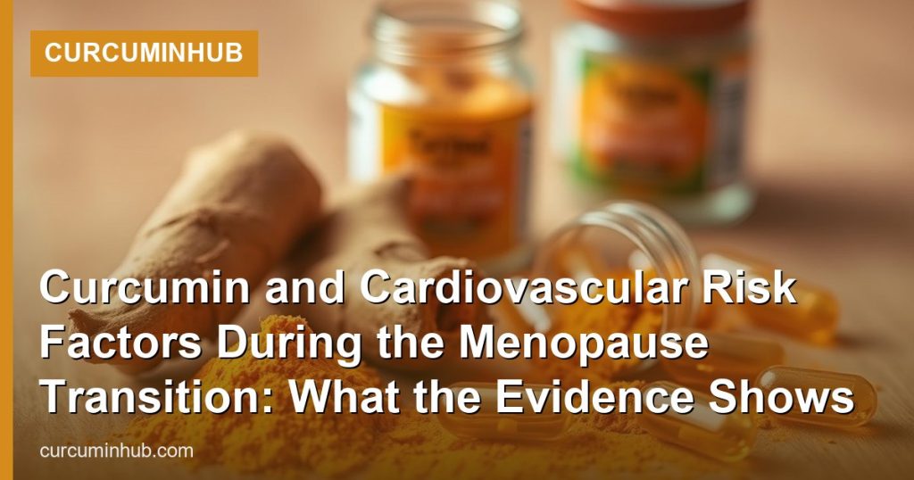 Curcumin and Cardiovascular Risk Factors During the Menopause Transition: What the Evidence Shows - CurcuminHub
