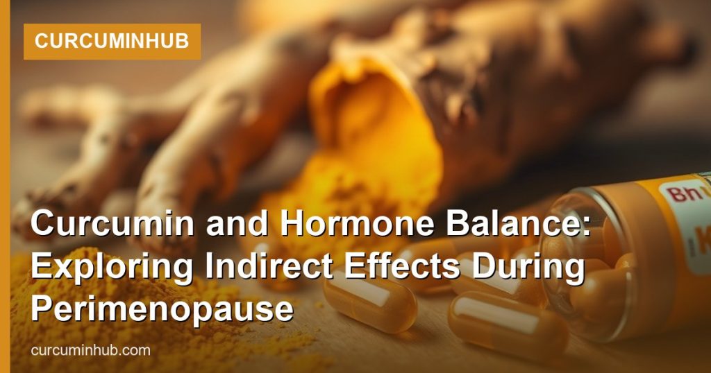 Curcumin and Hormone Balance: Exploring Indirect Effects During Perimenopause - CurcuminHub