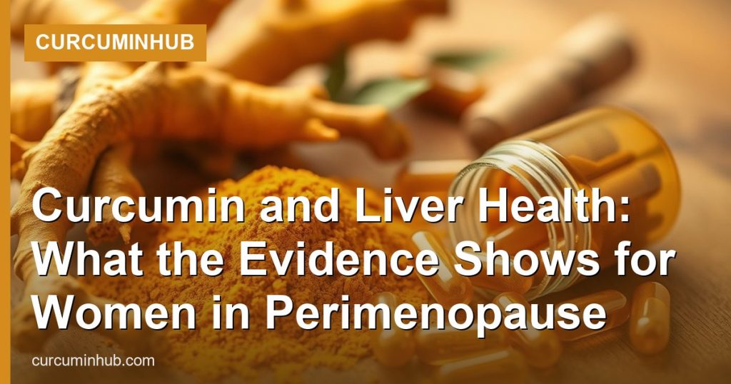 Curcumin and Liver Health: What the Evidence Shows for Women in Perimenopause - CurcuminHub