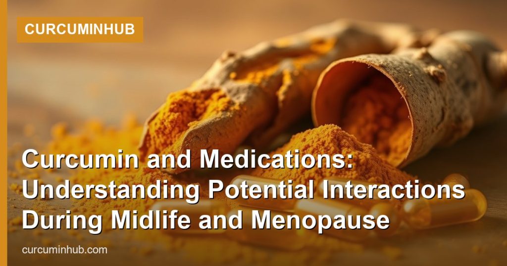 Curcumin and Medications: Understanding Potential Interactions During Midlife and Menopause - CurcuminHub