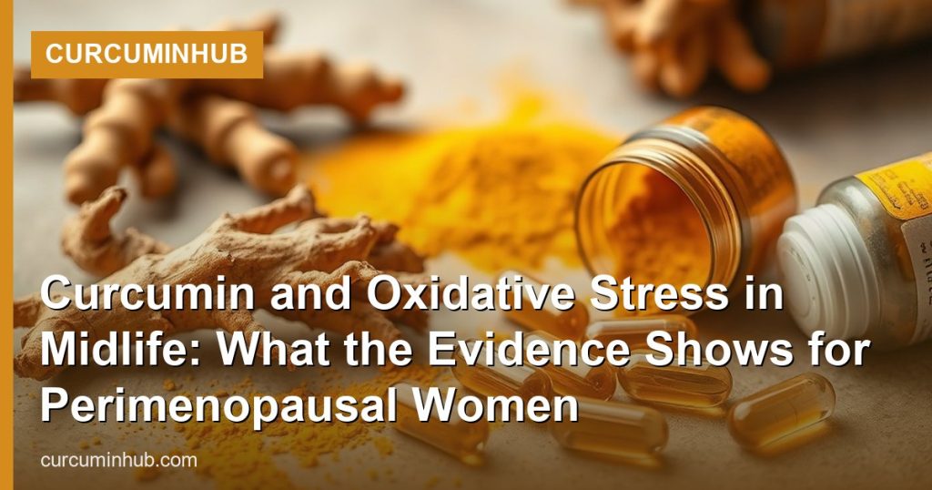 Curcumin and Oxidative Stress in Midlife: What the Evidence Shows for Perimenopausal Women - CurcuminHub