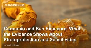 Curcumin and Sun Exposure: What the Evidence Shows About Photoprotection and Sensitivities
