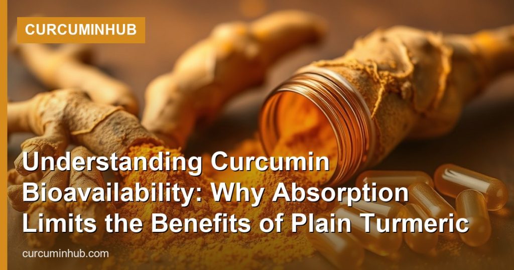 Understanding Curcumin Bioavailability: Why Absorption Limits the Benefits of Plain Turmeric - CurcuminHub