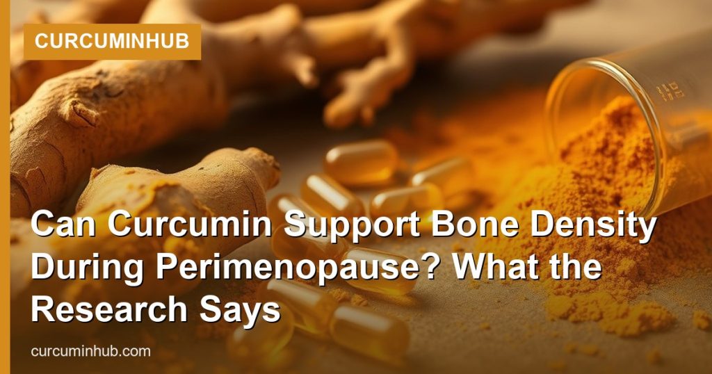 Can Curcumin Support Bone Density During Perimenopause? What the Research Says - CurcuminHub