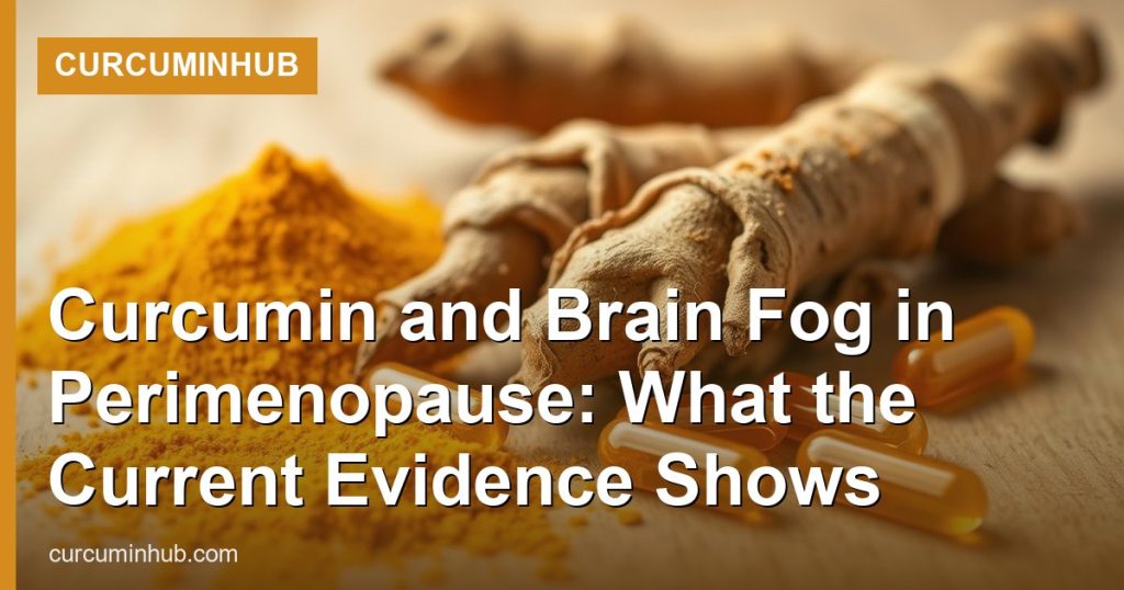 Curcumin and Brain Fog in Perimenopause: What the Current Evidence Shows - CurcuminHub