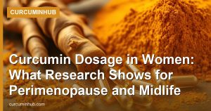Curcumin Dosage in Women: What Research Shows for Perimenopause and Midlife