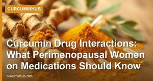 Curcumin Drug Interactions: What Perimenopausal Women on Medications Should Know