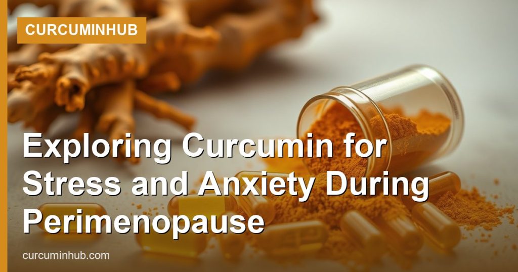 Exploring Curcumin for Stress and Anxiety During Perimenopause - CurcuminHub