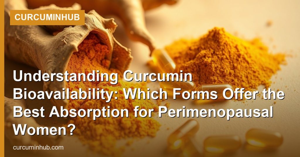 Understanding Curcumin Bioavailability: Which Forms Offer the Best Absorption for Perimenopausal Women? - CurcuminHub