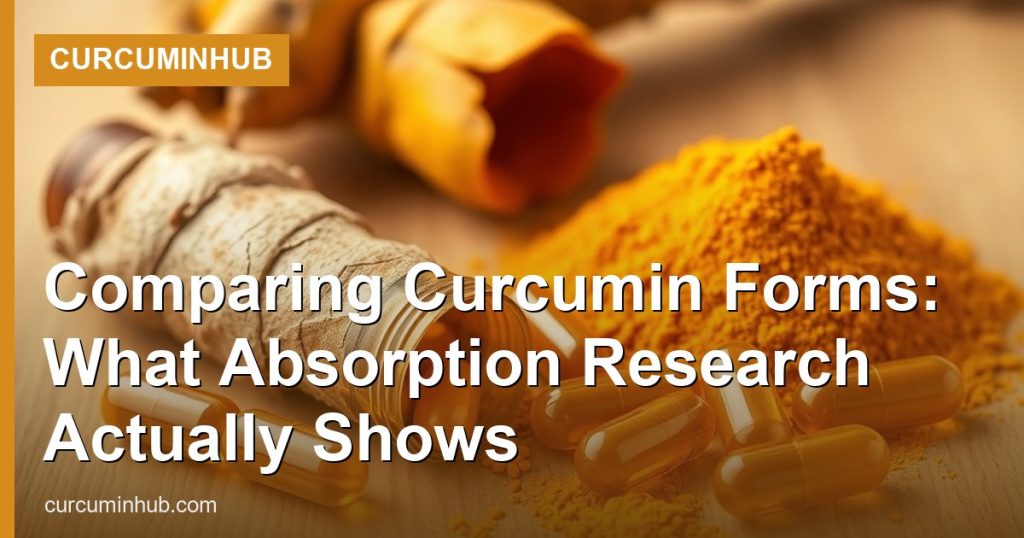 Comparing Curcumin Forms: What Absorption Research Actually Shows - CurcuminHub