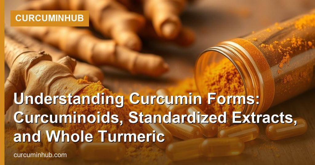 Understanding Curcumin Forms: Curcuminoids, Standardized Extracts, and Whole Turmeric - CurcuminHub