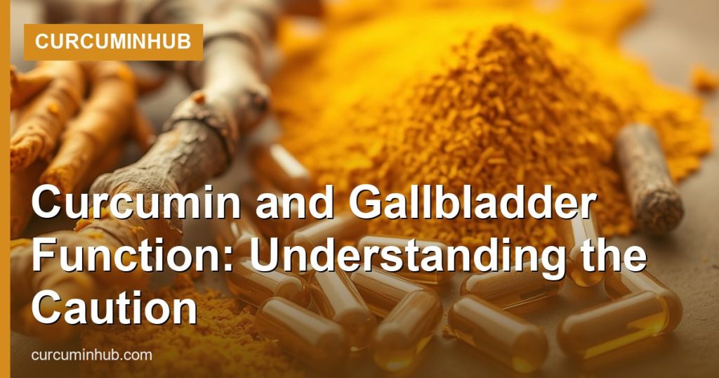Curcumin and Gallbladder Function: Understanding the Caution - CurcuminHub