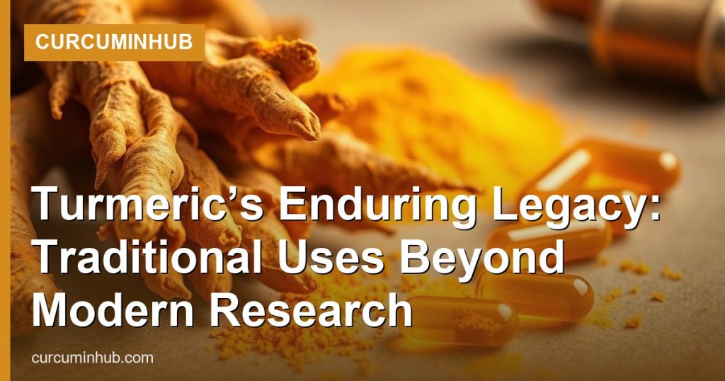 Turmeric’s Enduring Legacy: Traditional Uses Beyond Modern Research - CurcuminHub