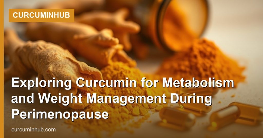 Exploring Curcumin for Metabolism and Weight Management During Perimenopause - CurcuminHub