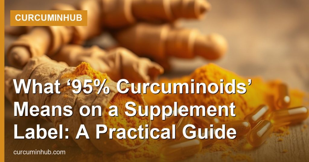 What ‘95% Curcuminoids’ Means on a Supplement Label: A Practical Guide - CurcuminHub