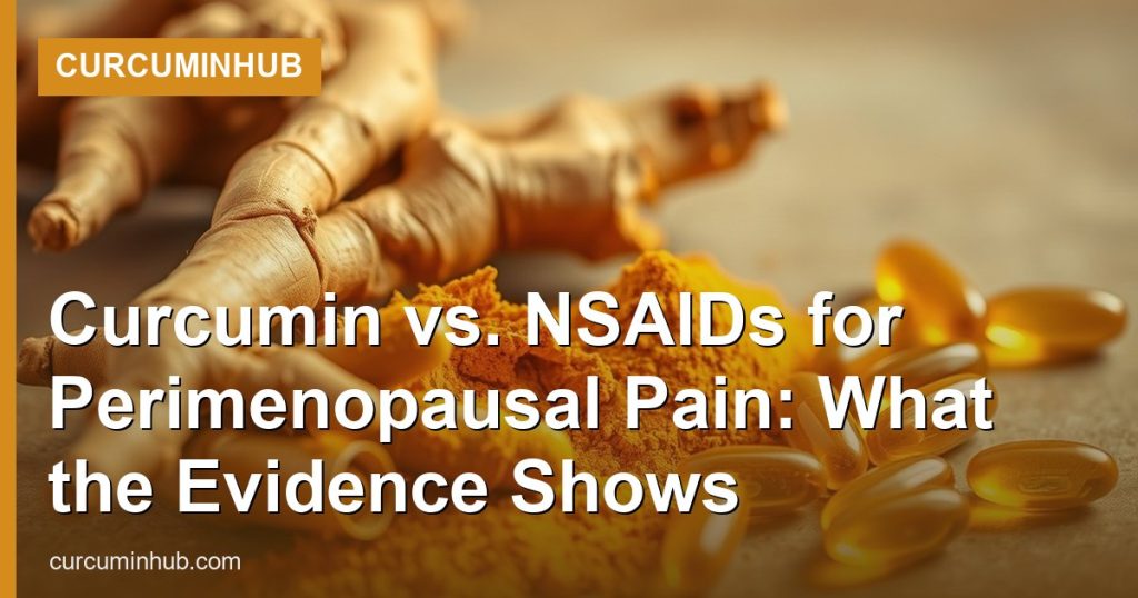 Curcumin vs. NSAIDs for Perimenopausal Pain: What the Evidence Shows - CurcuminHub
