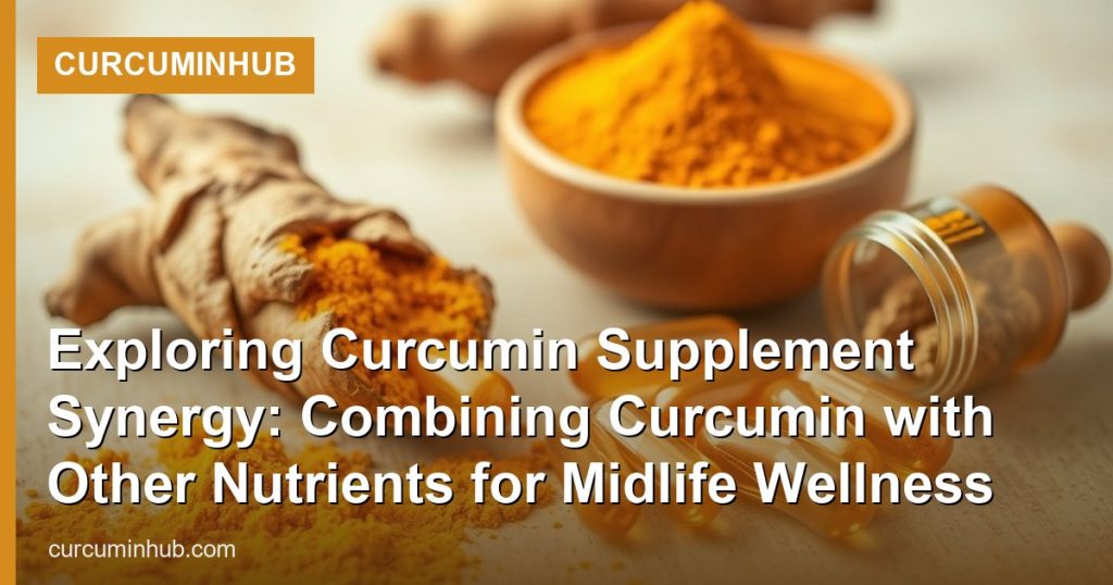 Exploring Curcumin Supplement Synergy: Combining Curcumin with Other Nutrients for Midlife Wellness - CurcuminHub