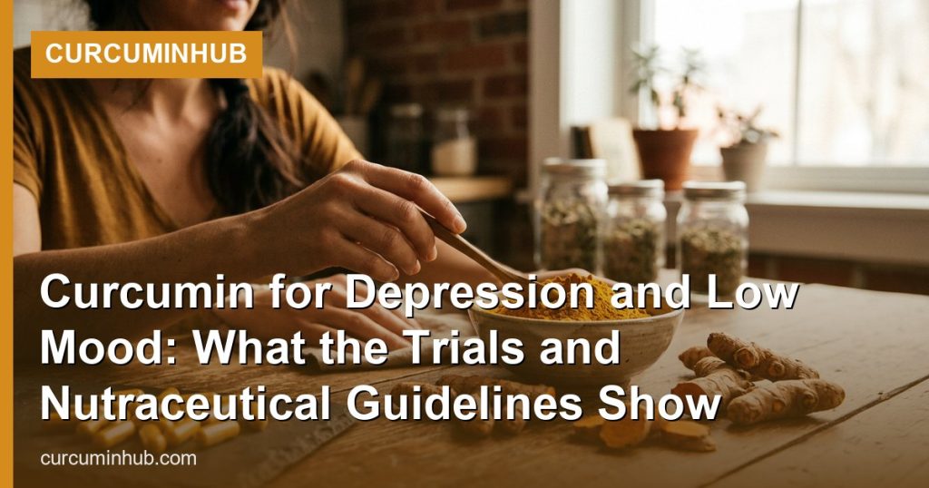 Curcumin for Depression and Low Mood: What the Trials and Nutraceutical Guidelines Show - CurcuminHub